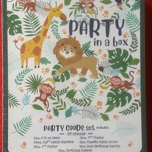Jungle Theme Party Supplies Set
